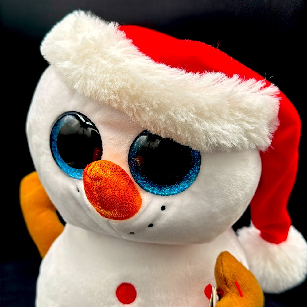 Ty beanie boo “Scoop” the snowman